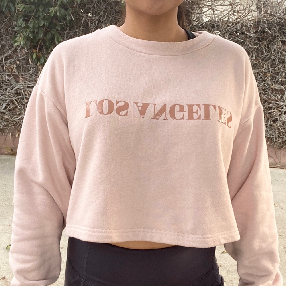 ALO Yoga Los Angeles crop sweater